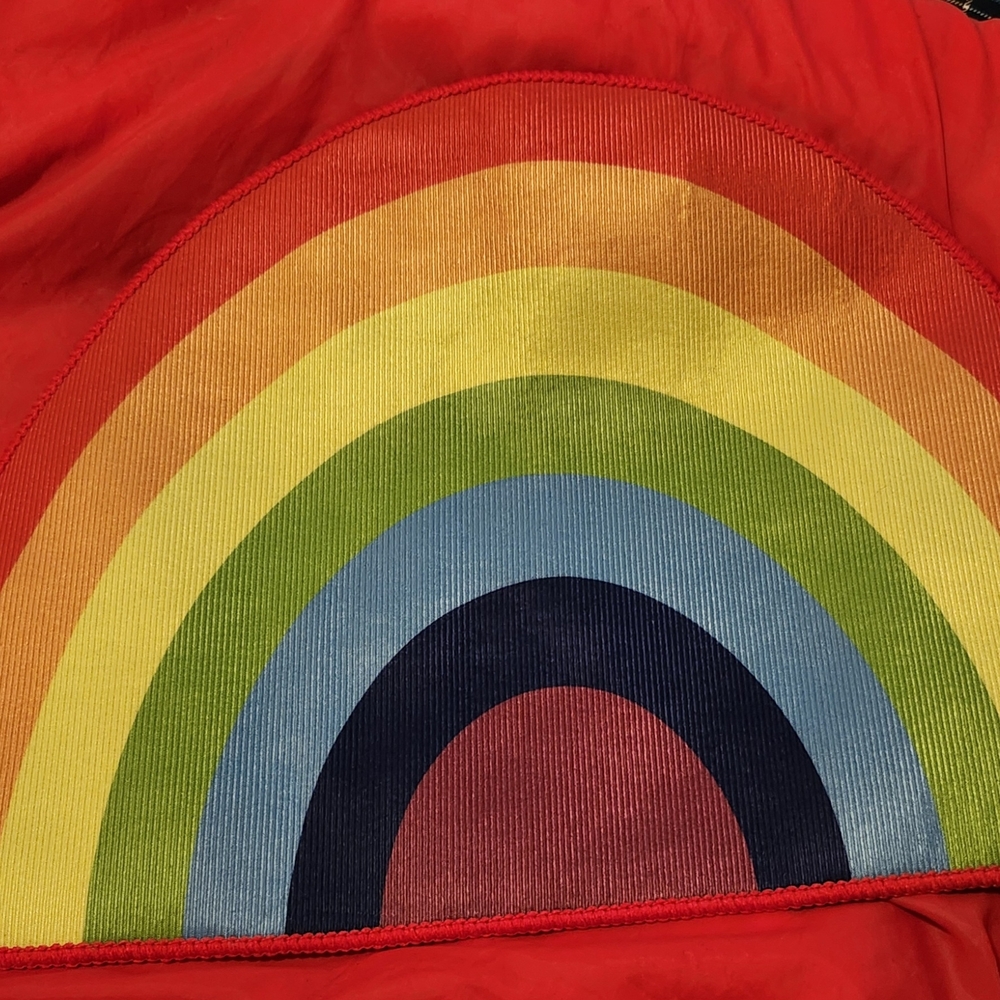 Bright Rainbow mini rug- Multicolor